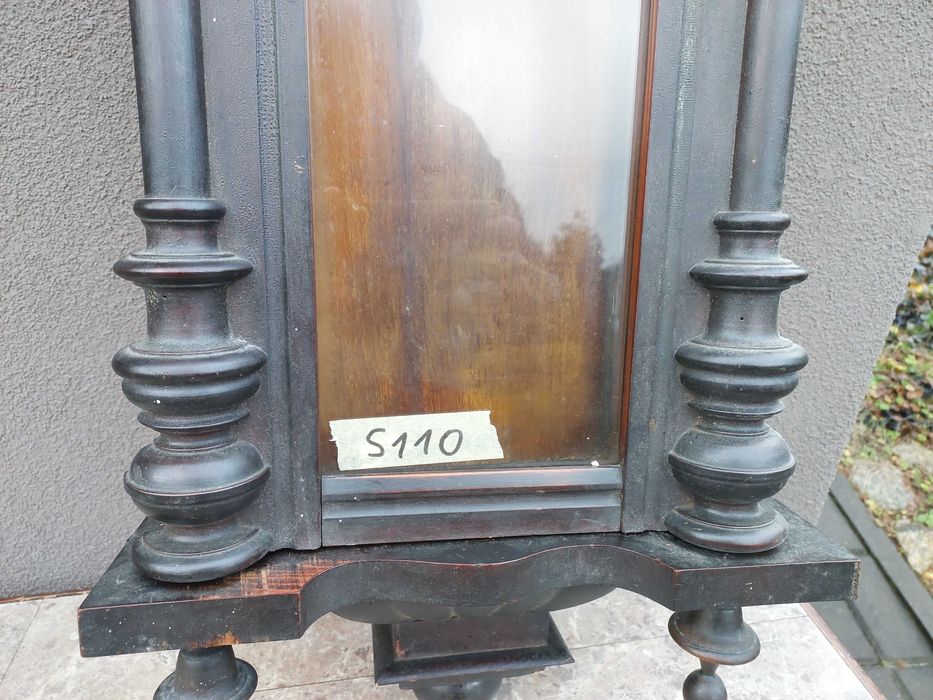 S110 Skrzynia obudowa starego zegara szafka witrynka kapliczka