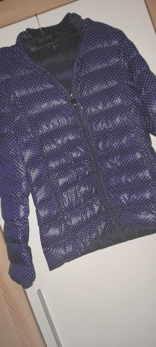 Kurtka damska pikowana jesień wiosna kropki r. M/L