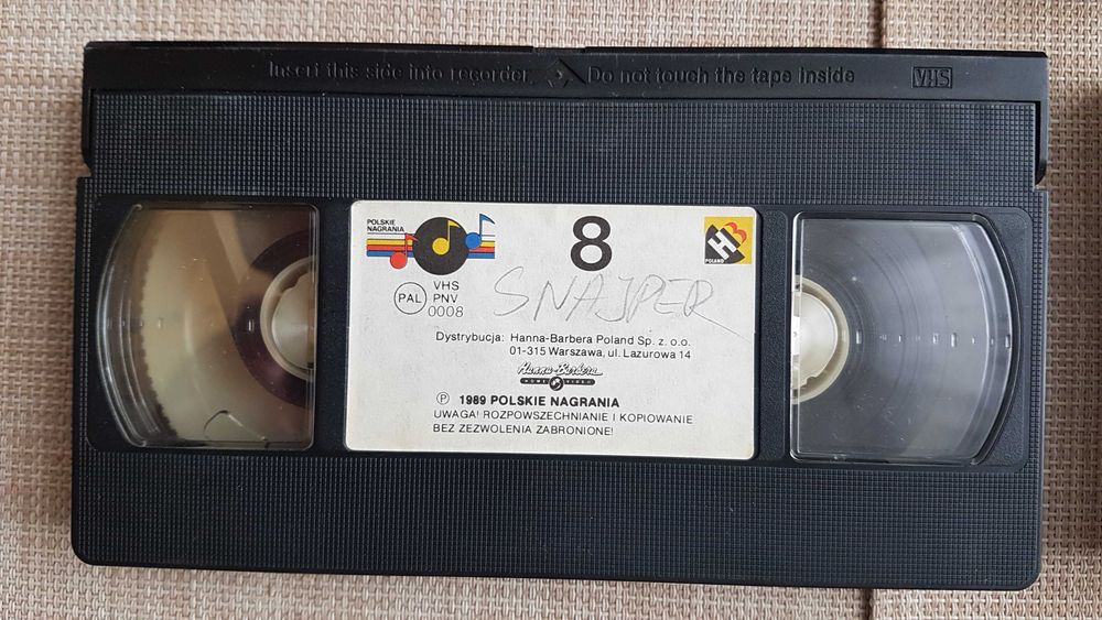 zestaw kaset wideo
