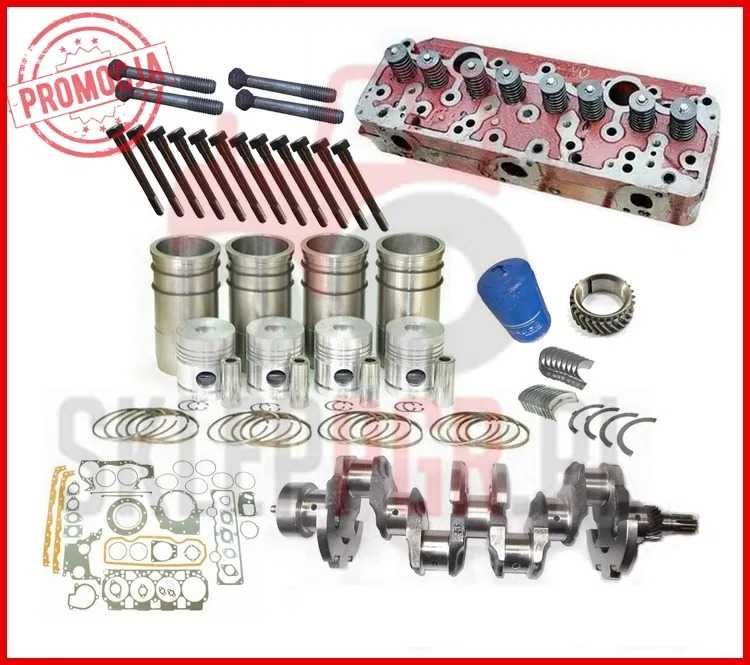 Zestaw naprawczy cały silnik MTZ Belarus 80 82, 820 wał korb. głowica