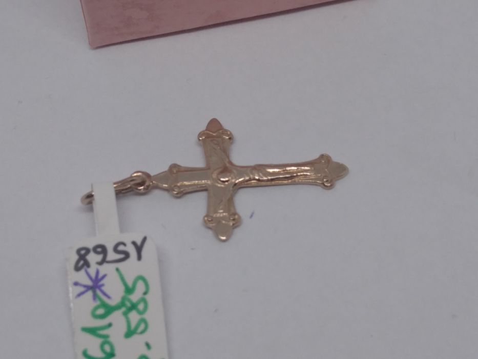 Złoty krzyżyk złoto 585