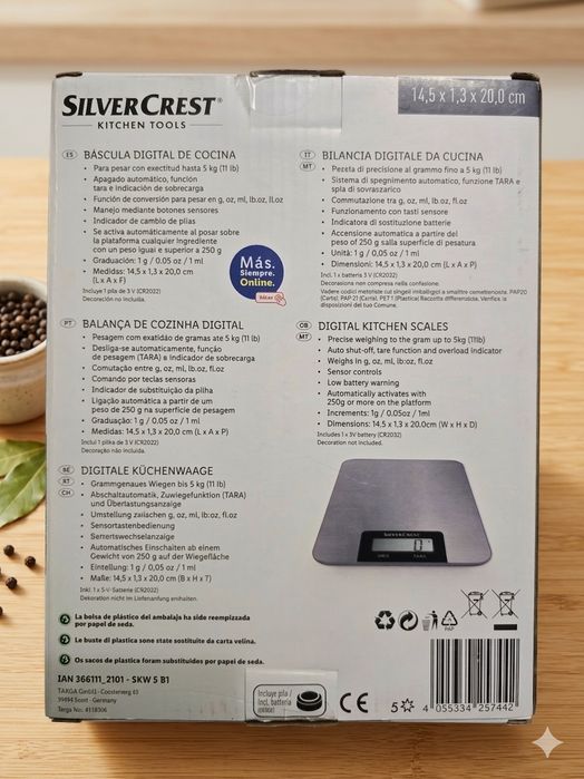 Весы кухонные Silver Crest