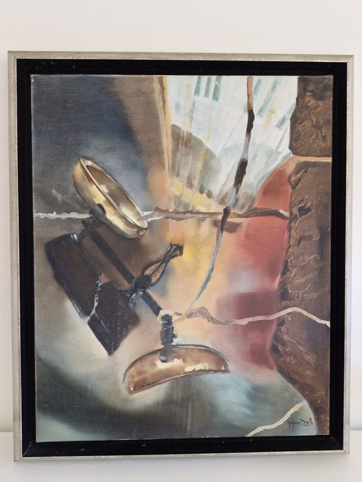 Pintura a óleo .
