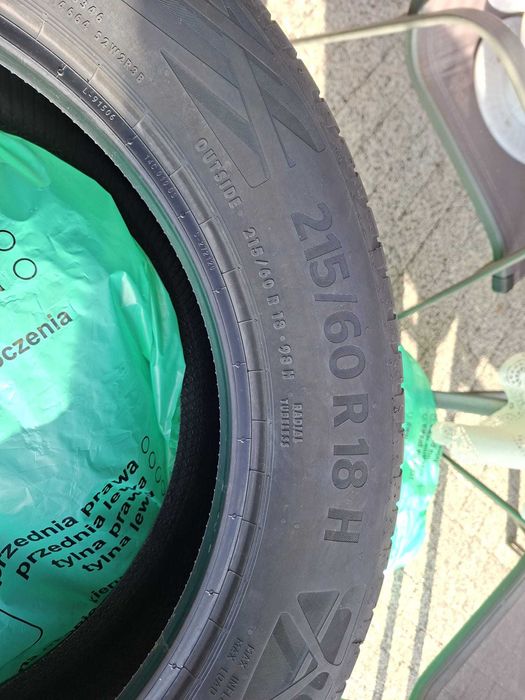 Opony letnie Continental EcoContact 6Q – 215/60 R18 H – nowe