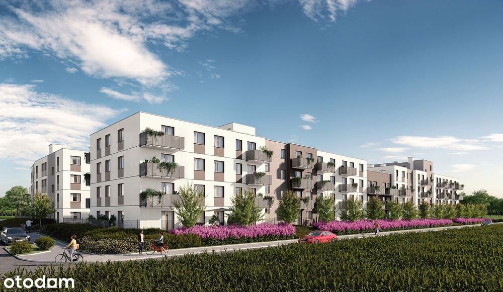 3-pokojowe mieszkanie 62m2 + balkon