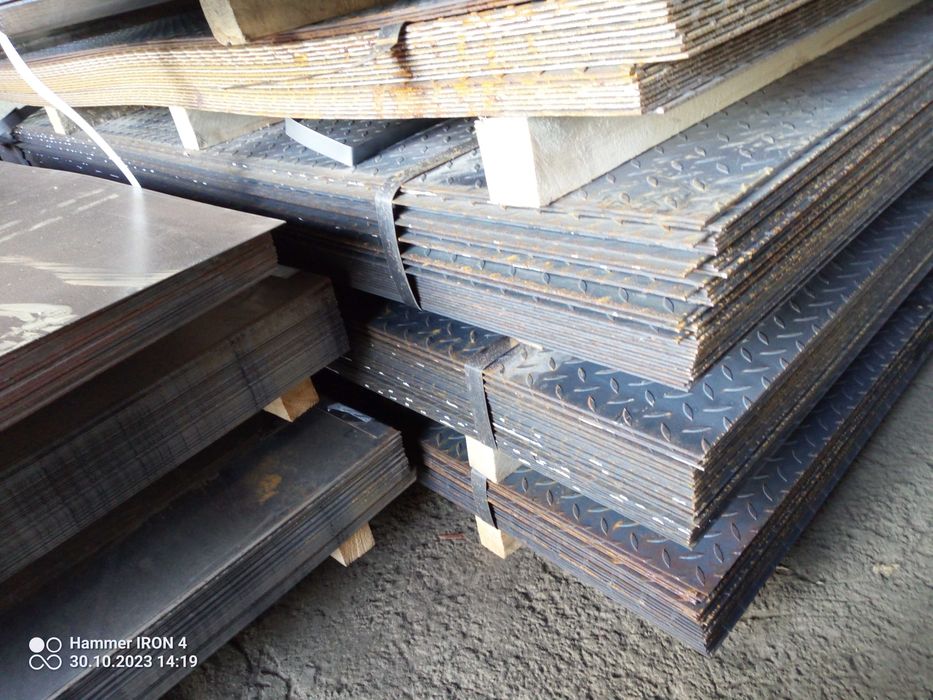 Blacha ryflowana łezka 3 mm czarna, blachy, arkusze 1,25x2,5m, 1,5x3 m