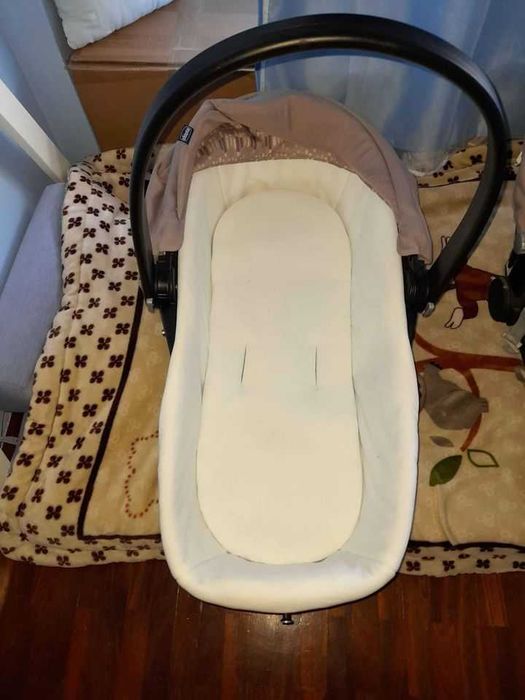 Alcofa Chicco Spring Bege E Preto