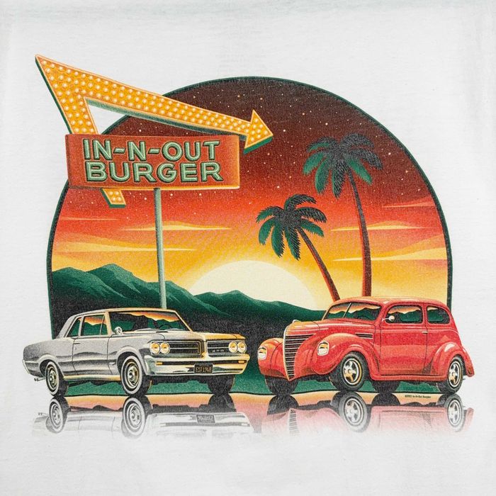 In-N-Out Burger T-Shirt Gráfica Oregon S Retro