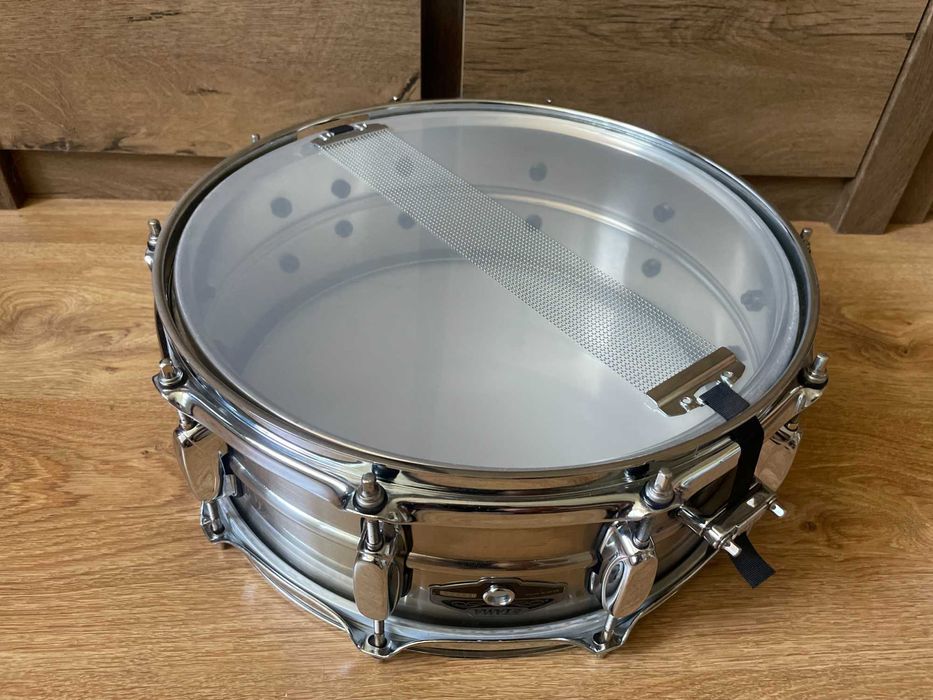 ! Top ! Werbel Tama PBS 255 Nickel-Over-Brass 14x5.5 perkusja evans