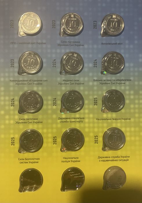 Альбом монет «Збройні Сили України»