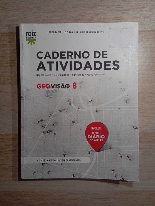 O meu diário de aulas - GeoVisão 8 - Geografia - 8.º Ano