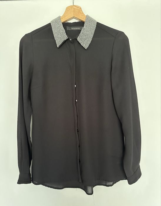 Koszula z ozdobnym kołnierzem Reserved