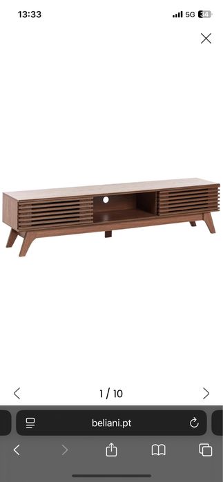 Movel de TV castanho escuro