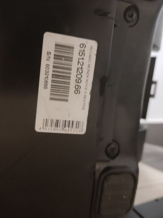 Fotelik Recaro Monza Nova 2 SEATFIX 15-36 kg