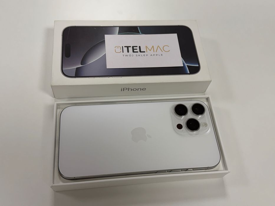 Apple iPhone 16 Pro Max 256 GB 5G • JAK NOWY BAT 100% • GW • Raty 0%