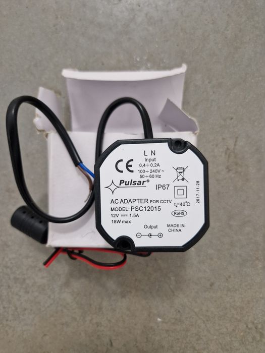 Zasilacz impulsowy PSC 12015,  12V 1.5A Pulsar -3 szt