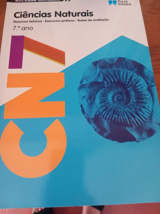 Livros de exercícios de 7º ano de ciências naturais