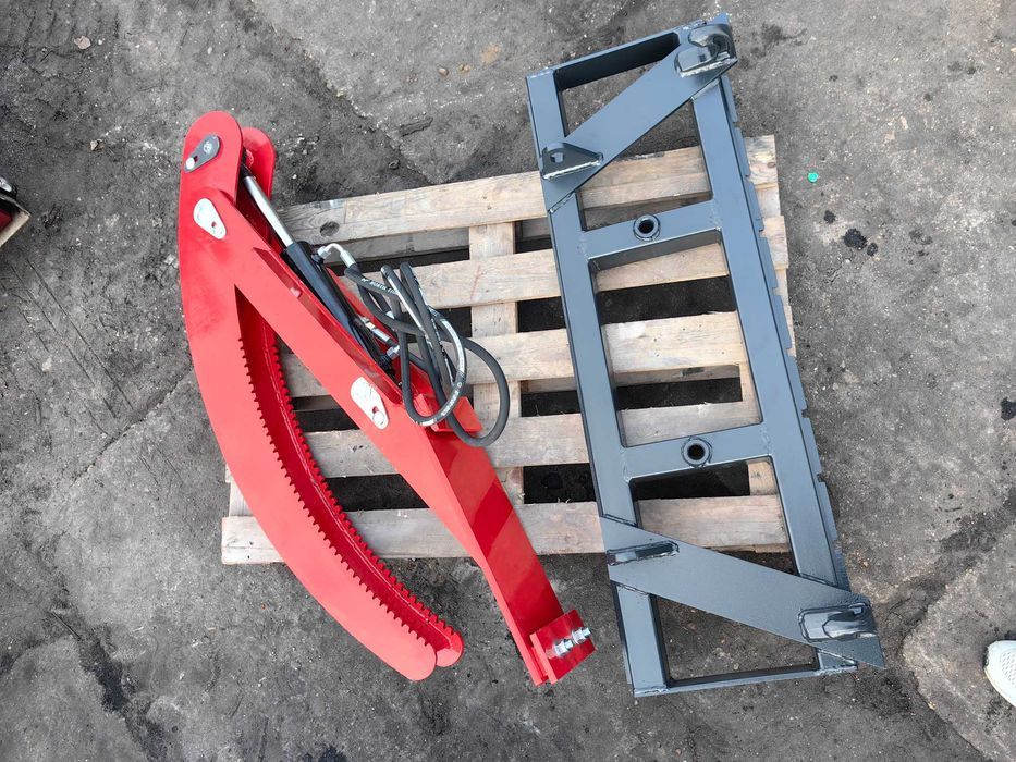 PAZUR CHWYTAK DO DREWNA teleskopowy na ramkę do tura wózek widłowy