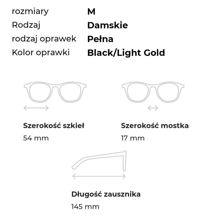 Oprawki PRADA rozmiar 54, model PR 62XV AAV101