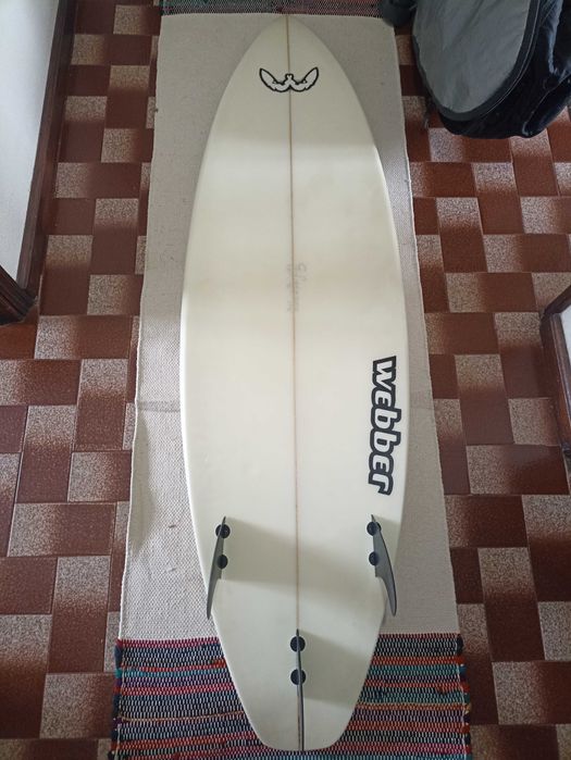 Prancha de Surf Weber 5’8 – Estado Impecável – Completa