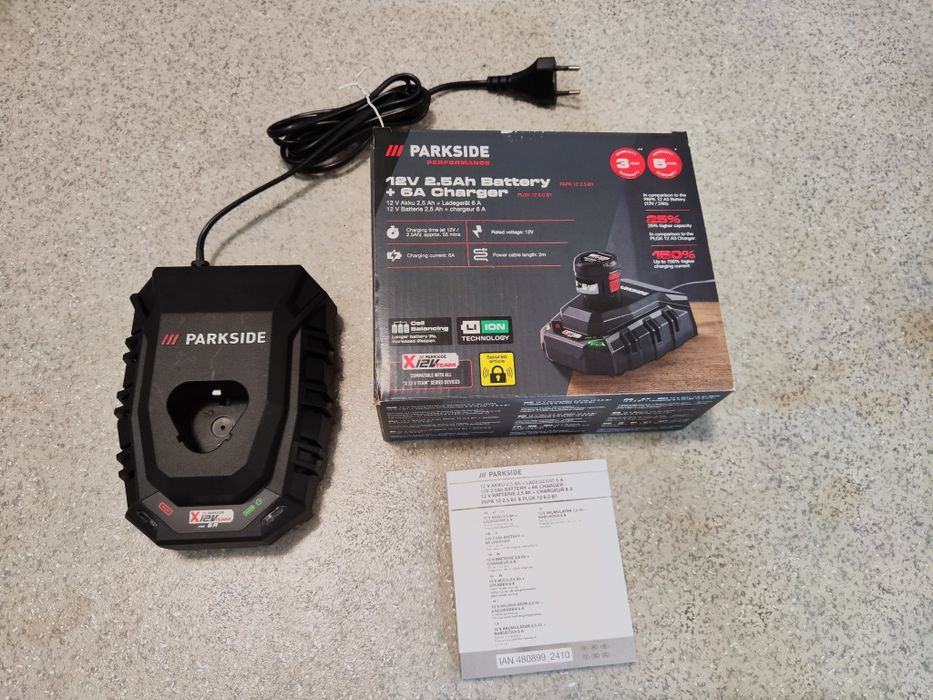 Ładowarka Parkside  Performance PLGK 12 6.0 B1 - Międzyrzecz