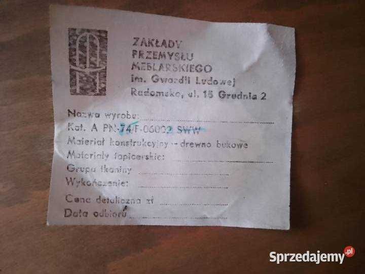 Krzesła drewniane pokojowe, salonowe 6 szt design