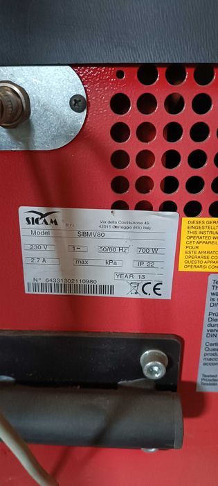 Wyważarka SiCam SBM V80. Włoska w bardzo dobrym stanie.