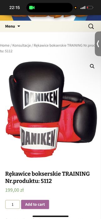 Rękawice bokserskie „Daniken”