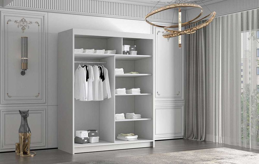 Szafa przesuwna garderoba DELTA 4 150cm 5 kolorów