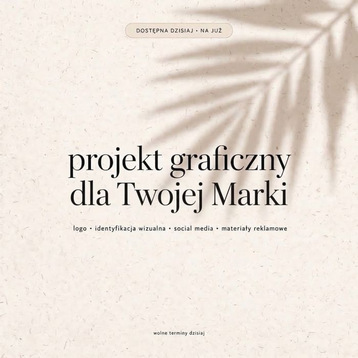 Projektowanie graficzne i logo dla firm | Realizacja do 24h | Szybkie terminy