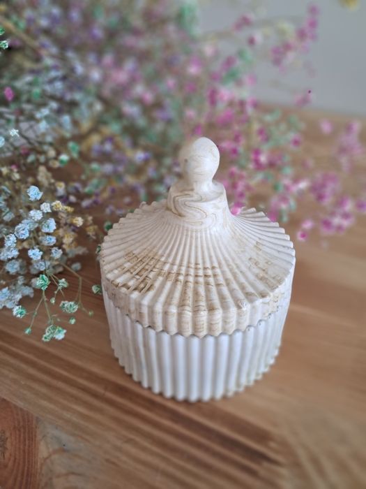 Szkatułka gipsowa nowa