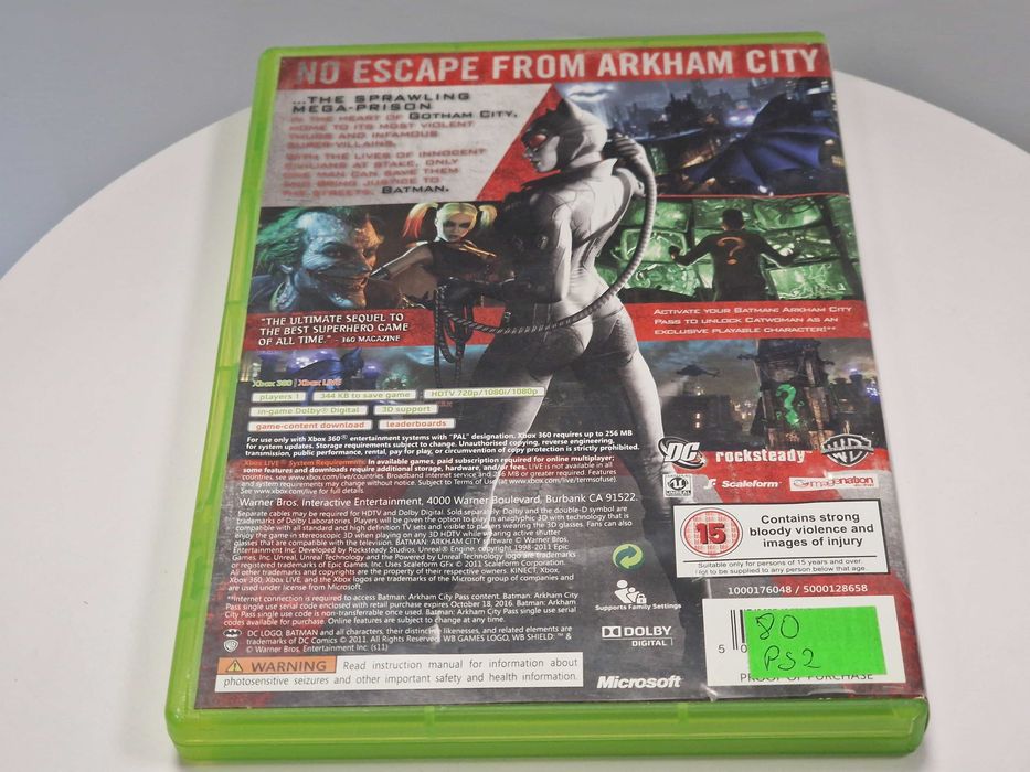 BATMAN Arkham City Xbox 360 Sklep Zamiana