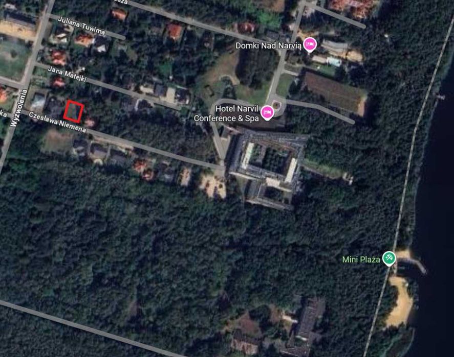 Działka w Serocku, ul. Czesława Niemena.Piękna. Miejscowy plan. 900m