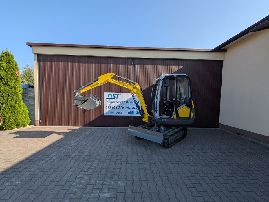 Wynajem minikoparki Wacker Neuson ET24 VDS