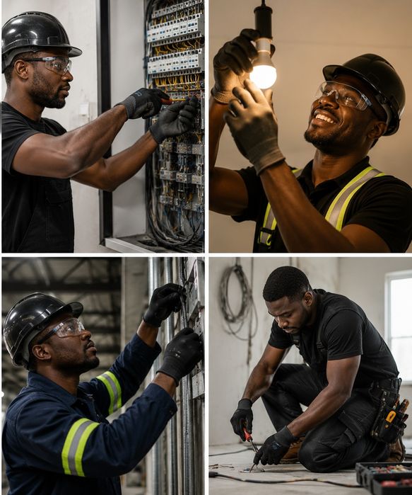 Instalação, manutenção e reparação elétrica