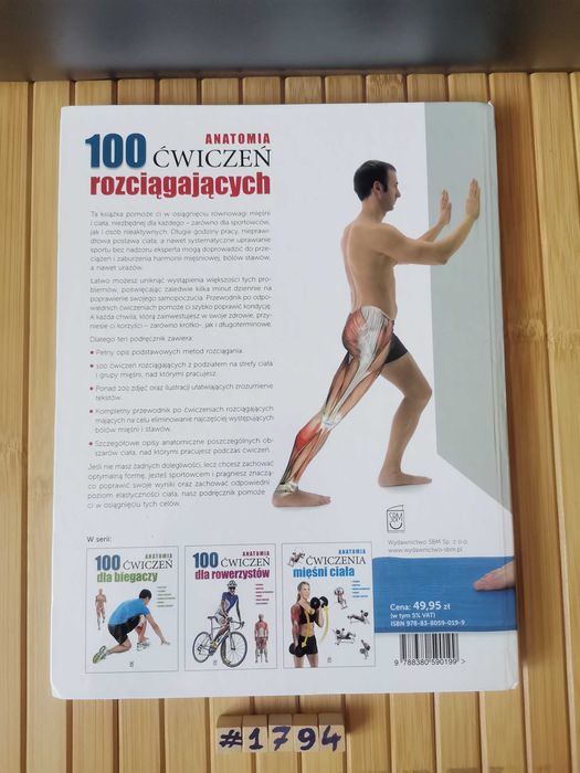 Anatomia 100 ćwiczeń rozciągających Real foty