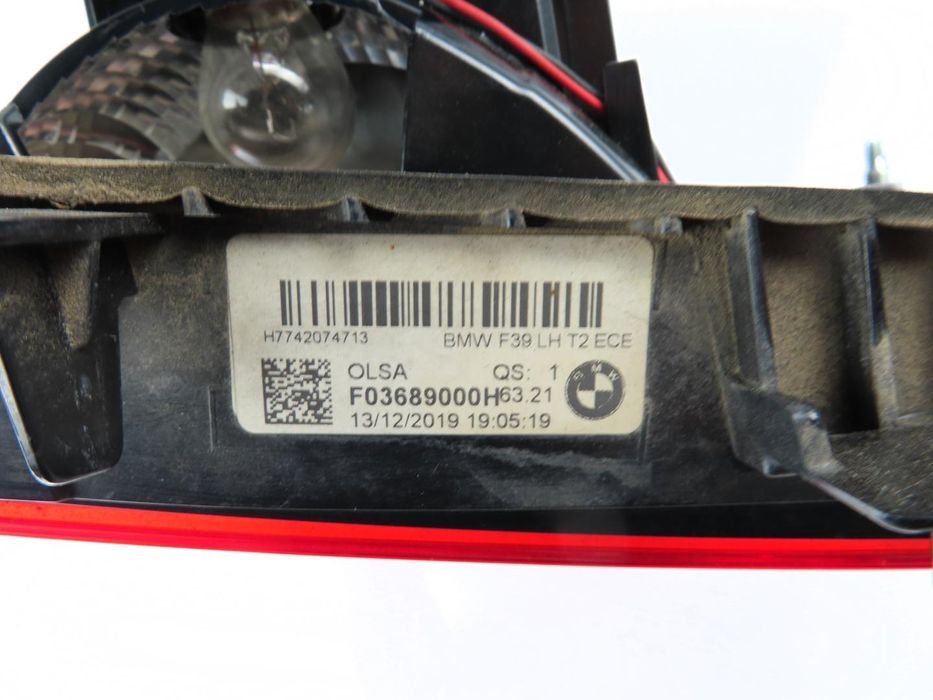 Farolim Da Mala Esquerdo Usado / Original Bmw X2 (F39) 63217420747