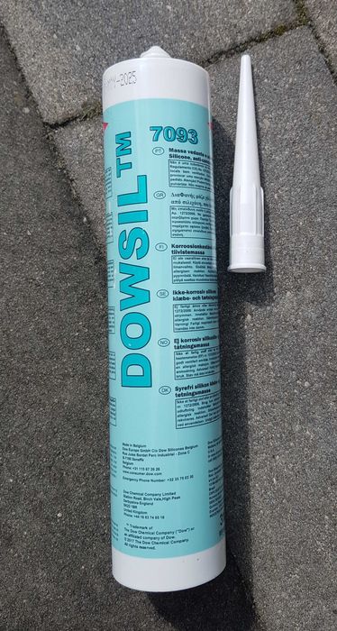 Dowsil 7093 - 310ml Biały klej silikonowy