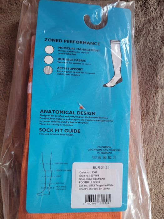 Skarpetki dziecięce hummel rozmiar 31-34