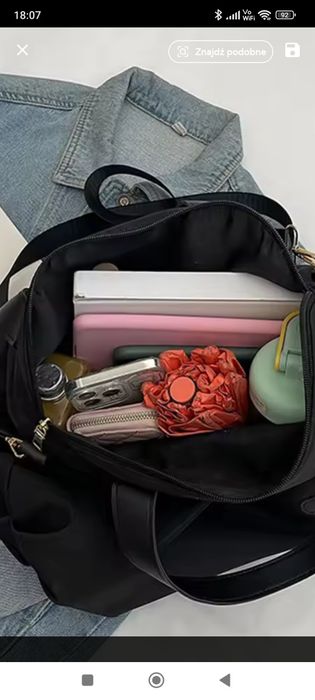 Hit duża pojemna torebka bag torba  sport podróż trening Hello Kitty