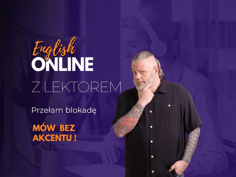 Korepetycje angielski NATIVE SPEAKER ONLINE