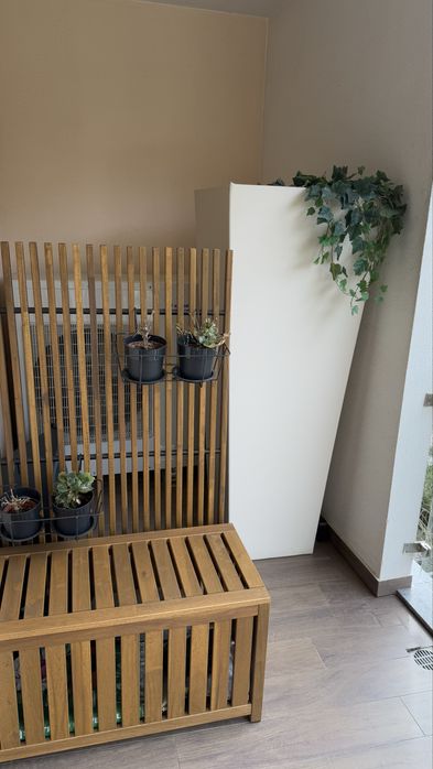 Floreira de exterior/interior com iluminação