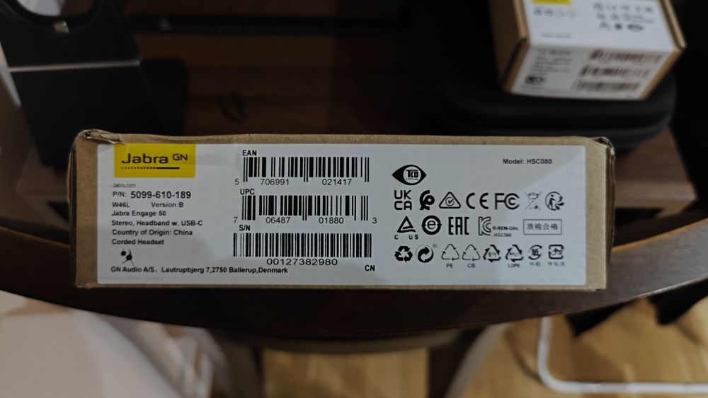 Навушники гарнітура Jabra Engage 50 + контролер Engage Link ENC080