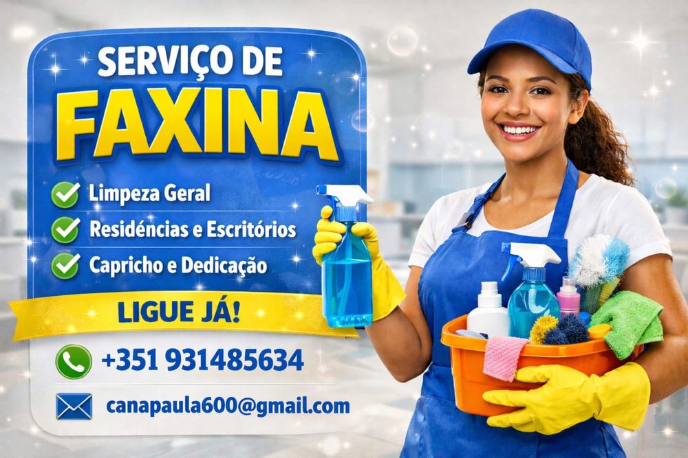 Serviço de Limpeza — Profissional e de Confiança