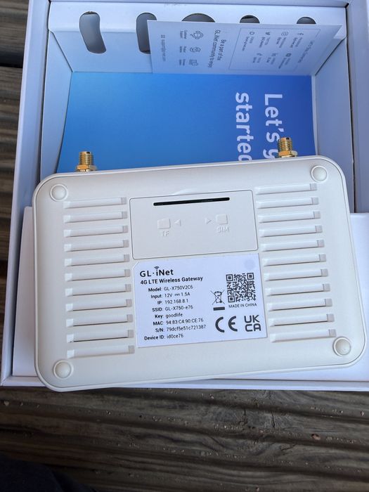 GL inet x750v2 como novo