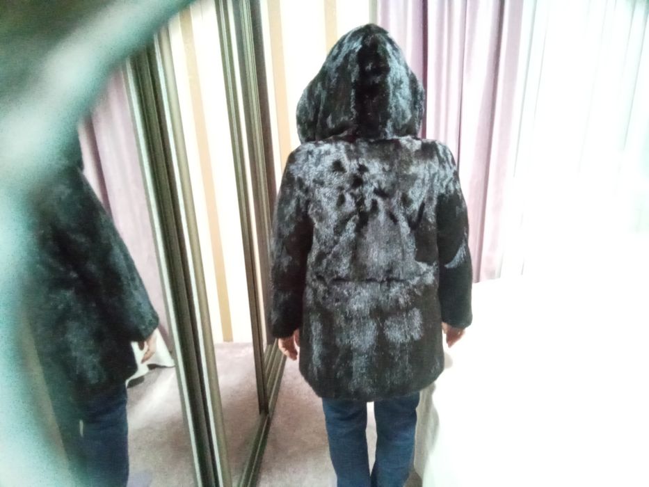 Норкове манто чорне Італія!