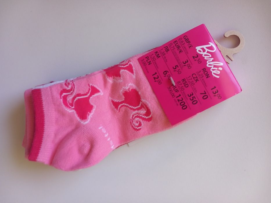 Skarpetki Barbie 4 pary