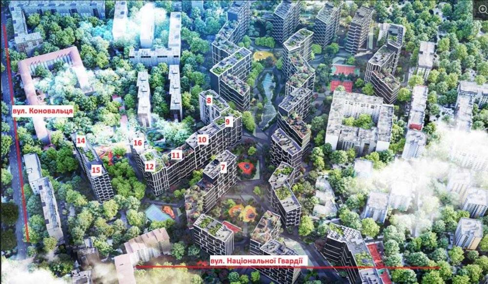 Продаж трикімнатної квартири в новому ЖК City by blago - View 6