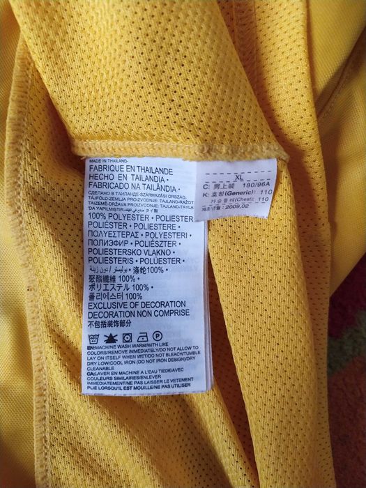 Koszulka sportowa Nike Fit Dry XL zółta