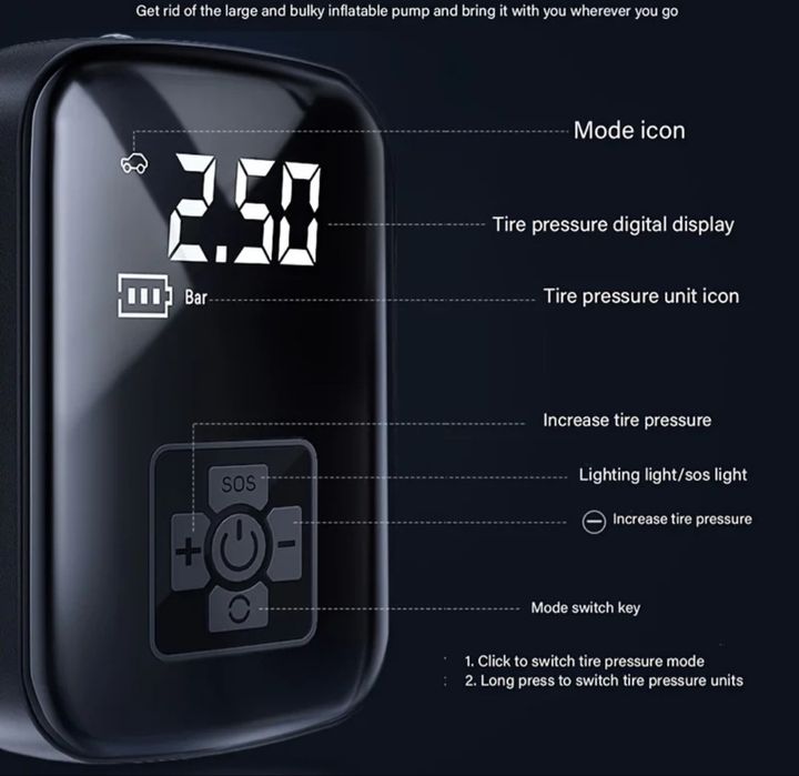 Compressor / Bomba de Ar Eléctrica